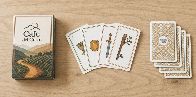   Juego de Naipes Personalizados.