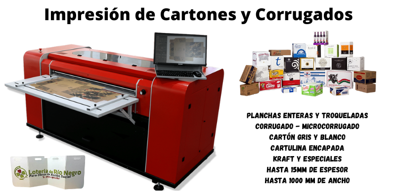                                Impresión de corrugados, micro y cartón. Cajas troqueladas.