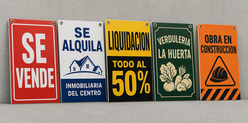                                 Carteles Rígidos y Flexibles